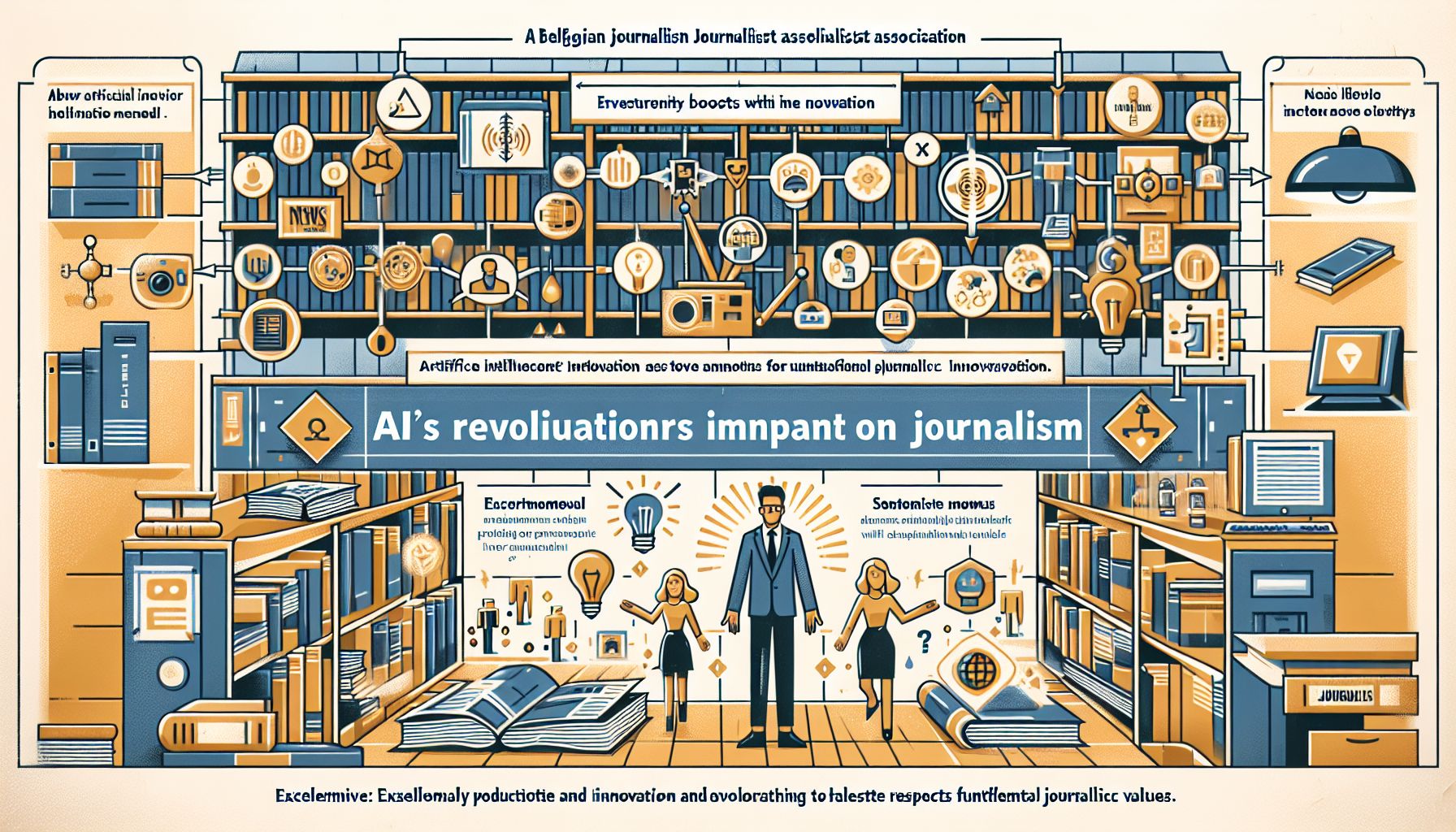 AI-revolutie in de journalistiek: Efficiëntie en innovatie hand in hand