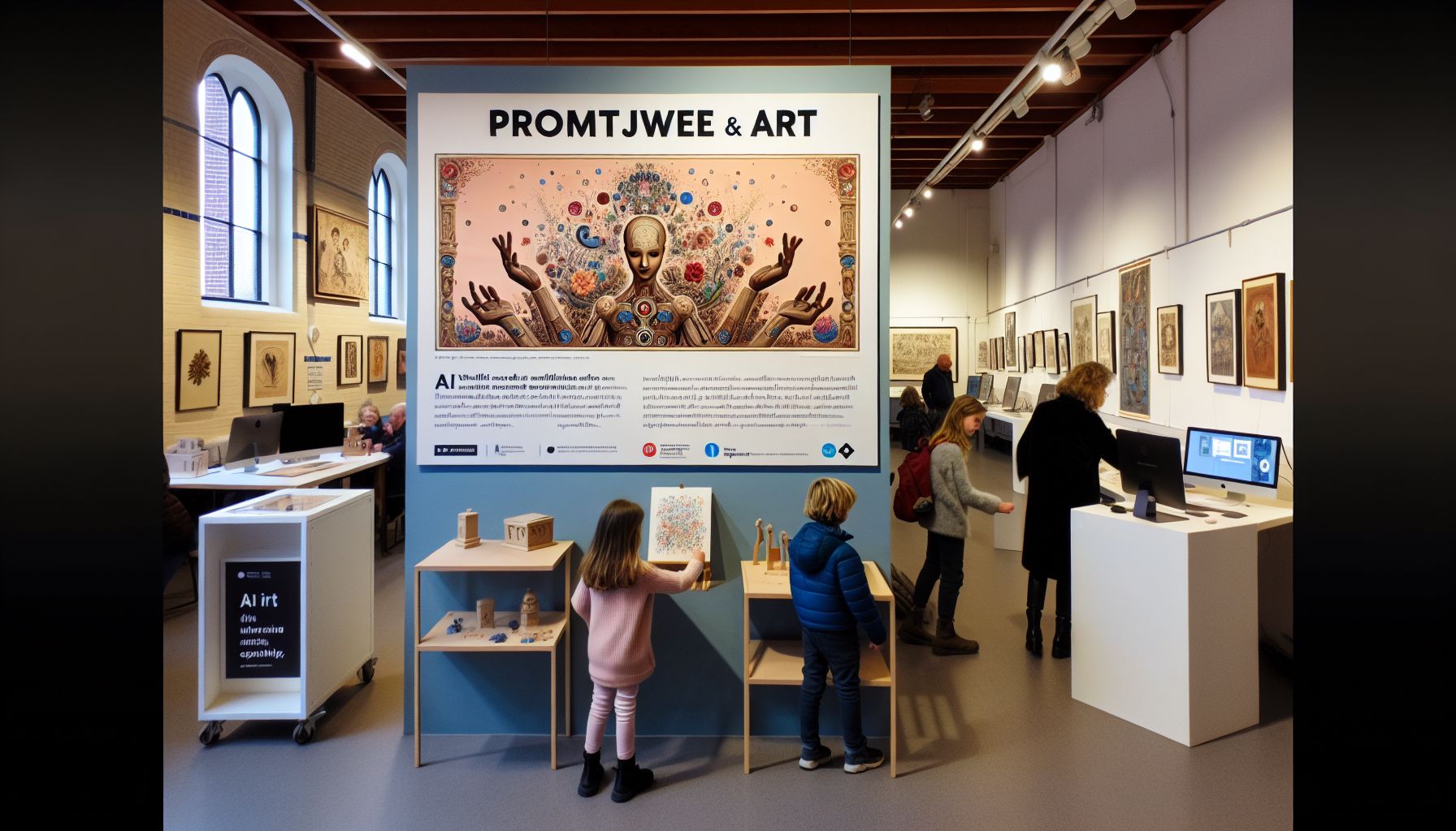 Ontdek de Magie van AI-Kunst in Bibliotheek Hoogezand