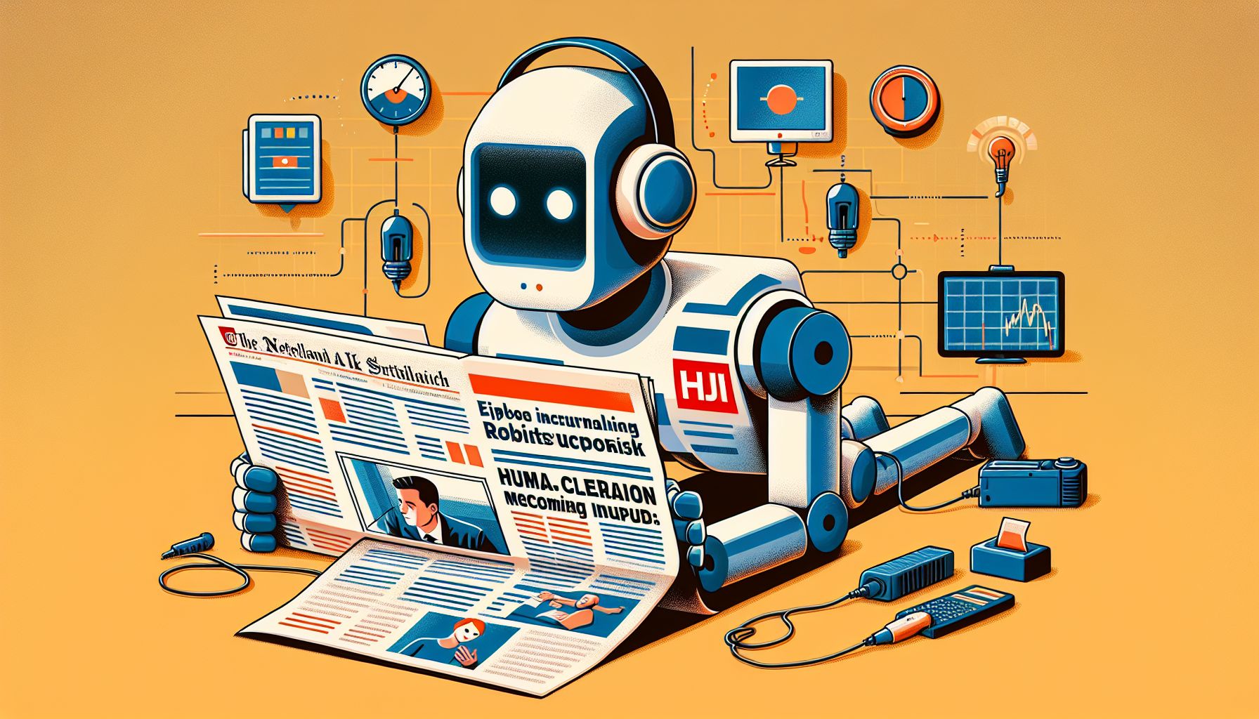 AI in de Journalistiek: Wanneer de Robot je Collega Wordt