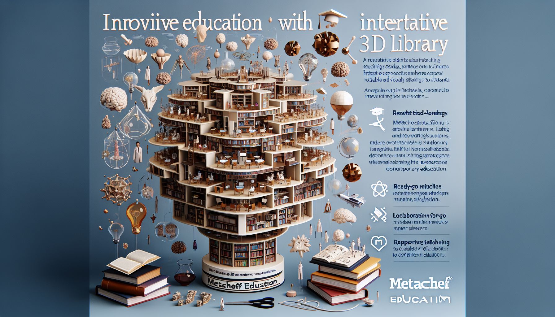 Transformeer Onderwijs met MetaChef's Interactieve 3D-Bibliotheek