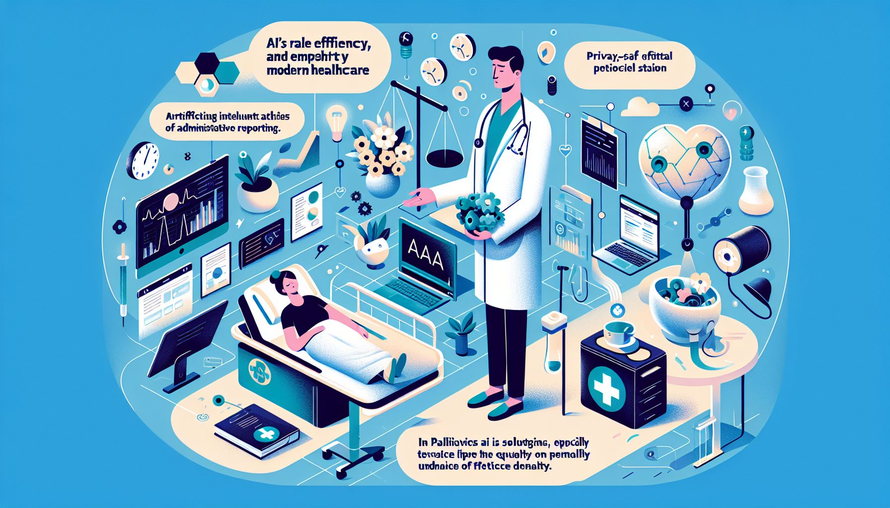 AI's Rol in de Moderne Zorgsector: Efficiëntie en Empathie in Balans