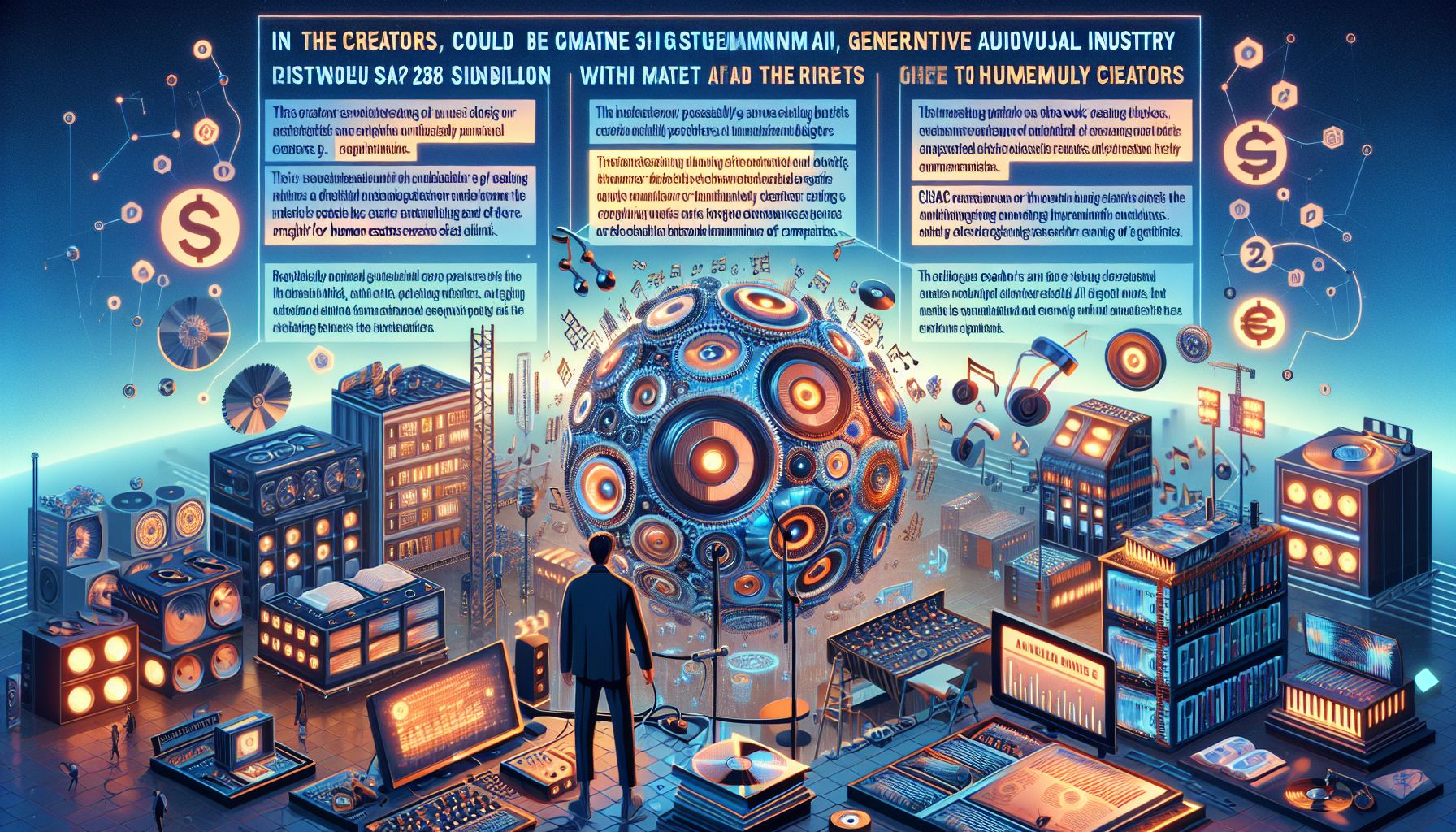 De Impact van Generatieve AI op de Muziek- en Audiovisuele Industrie