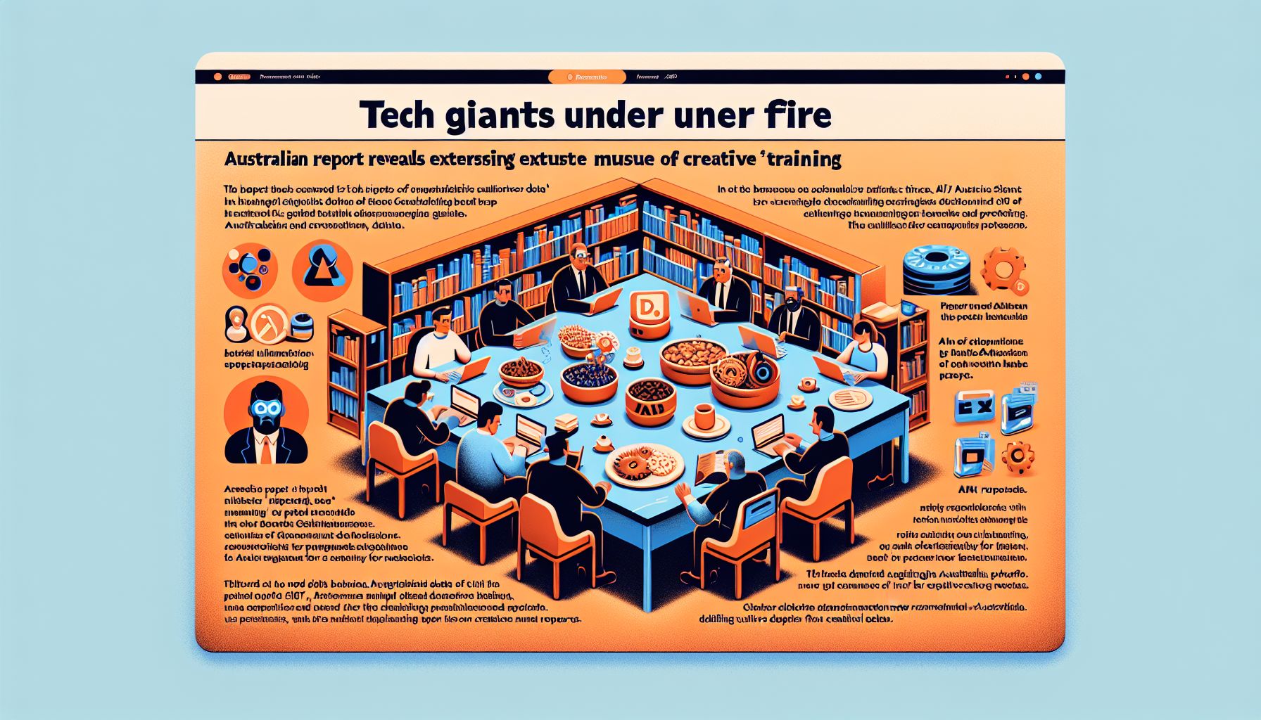 Techgiganten Onder Vuur: Australisch Rapport Onthult Grootschalig Misbruik van Creatieve Data